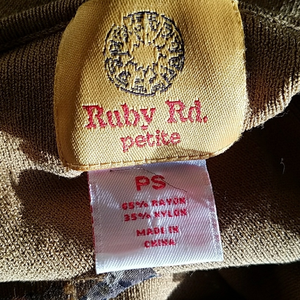 Ruby Rd sweater with fringe - Picture 6 of 6